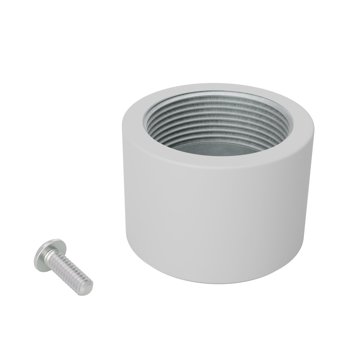 Vaddio Camera Pipe Thread Adapter - White