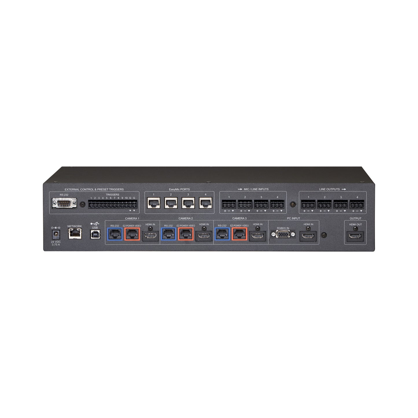 Vaddio MatrixPRO AV Bridge for Video Conferencing - Black