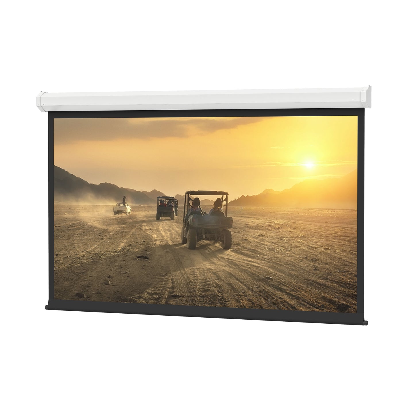 DA-LITE Cosmopolitan Electrol 109" Electric Projection Screen - Ideal for Professional Presentations