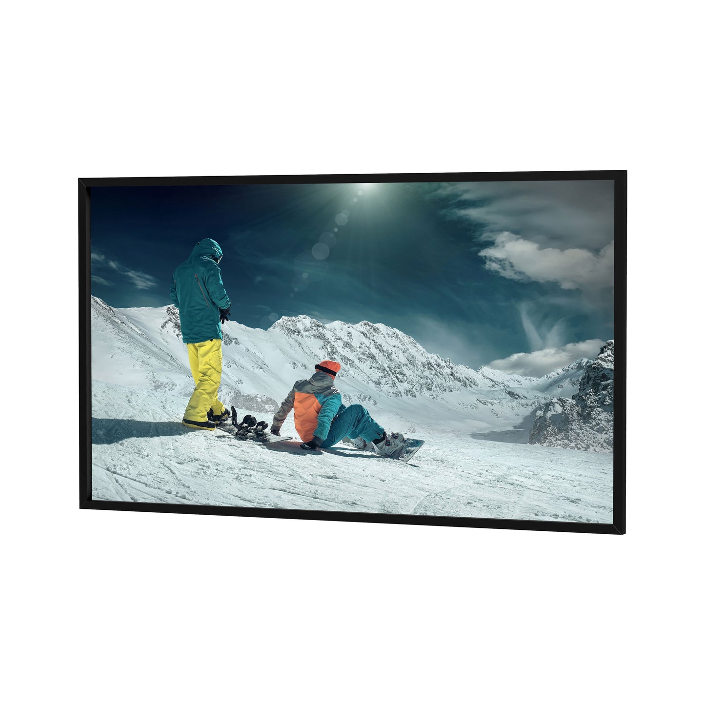 Da-Lite DaSnap DM 50X80NPA 94" Diag Projection Screen - High-Quality Fixed Frame Design