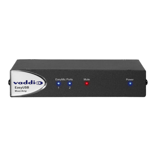 Vaddio EasyUSB Audio Mixer - USB Camera Input Port - Black