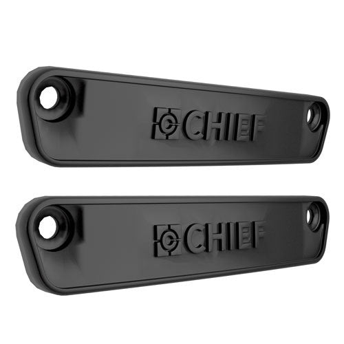 Chief Fusion Horizontal Row End Cap - Black