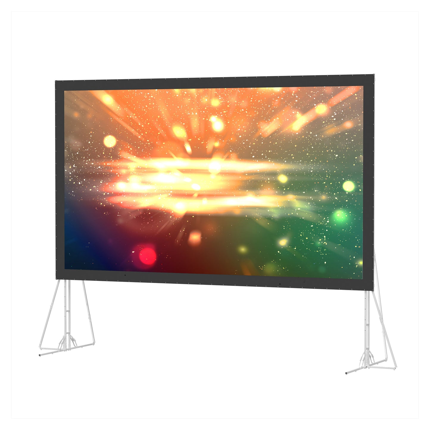 Da-Lite 275" FastFold Truss Frame Projection Screen - Ideal for Professional Presentations and Events