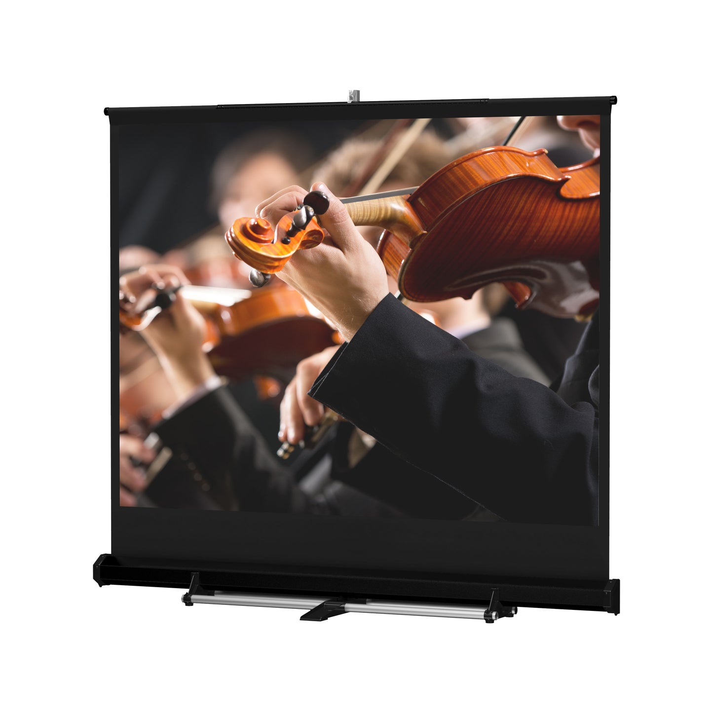 Da-Lite Model C Floor Projection Screen - 164" Diagonal Square - 40274