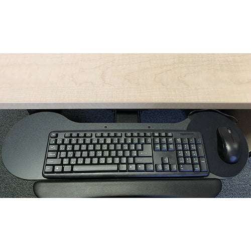 Ultra-Compact Arm, 28” Ultra-Compact Keyboard and Mouse Tray