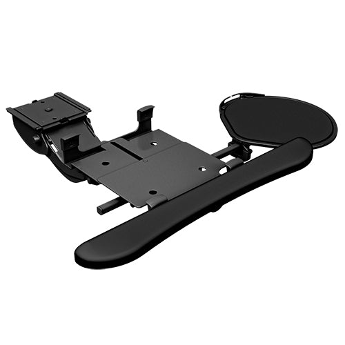 Mini Arm, Keyboard Clamp and Tilt/Swivel Mouse Tray