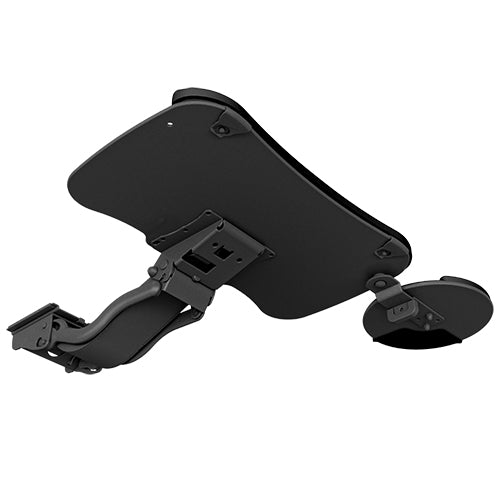 Sit-to-Stand Arm, 19” Keyboard Tray with 8.25” Mouse Tray