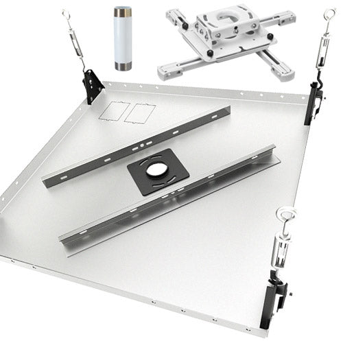 Chief RPA Universal Projector Kit - Includes Projector Mount, Ceiling Tile Preplacement Kit, and 3" extension Column