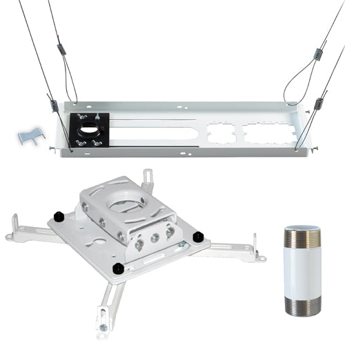 Chief RPA Universal Projector Kit - Includes Projector Mount, 6" Fixed Column, and Ceiling Kit - White