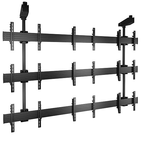 Chief Fusion Large Ceiling 3x3 Video Wall Display Mount - For Displays 42-46" - Black