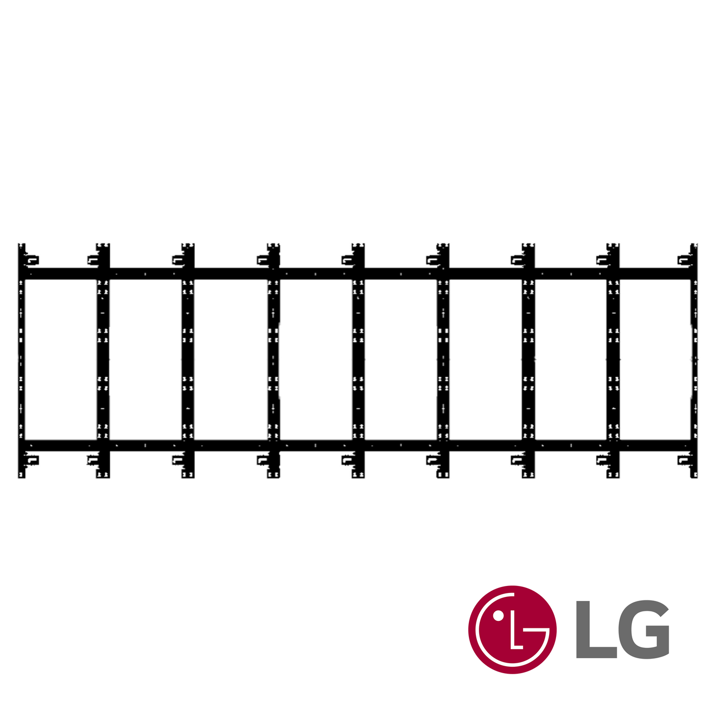 TiLED™ 10x5 dvLED Wall Mount Kit for LG LSBB 147" UStretch