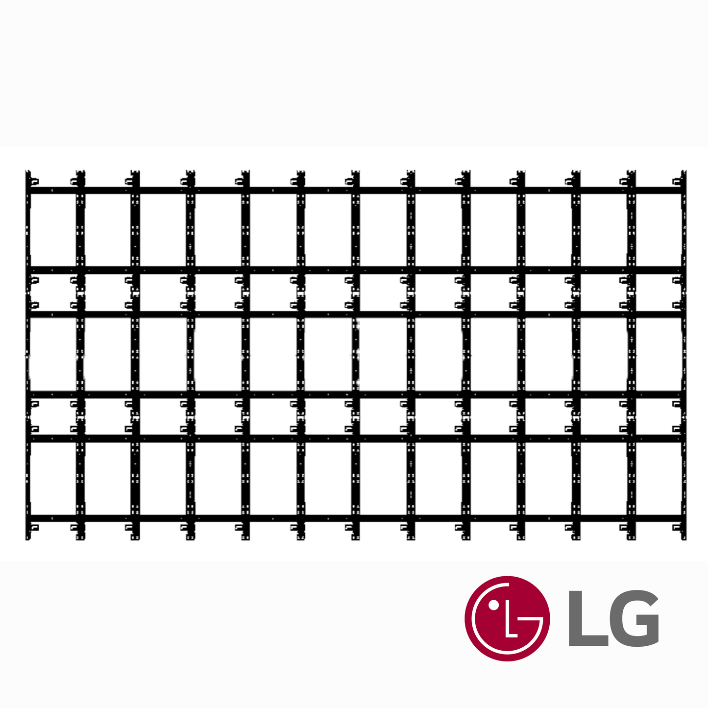 TiLED™ 12x12 dvLED Wall Mount Kit for LG LSCB 325"