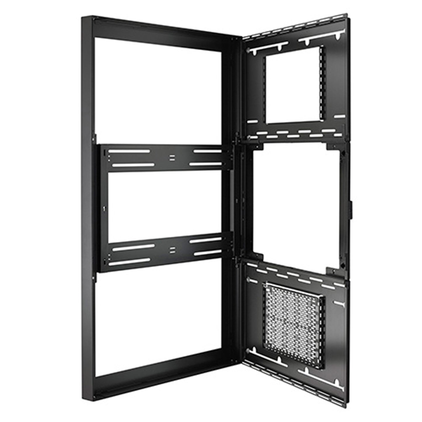 Chief Impact On-Wall Kiosk Display Mount - For Displays 43" - Portrait Orientation - Black