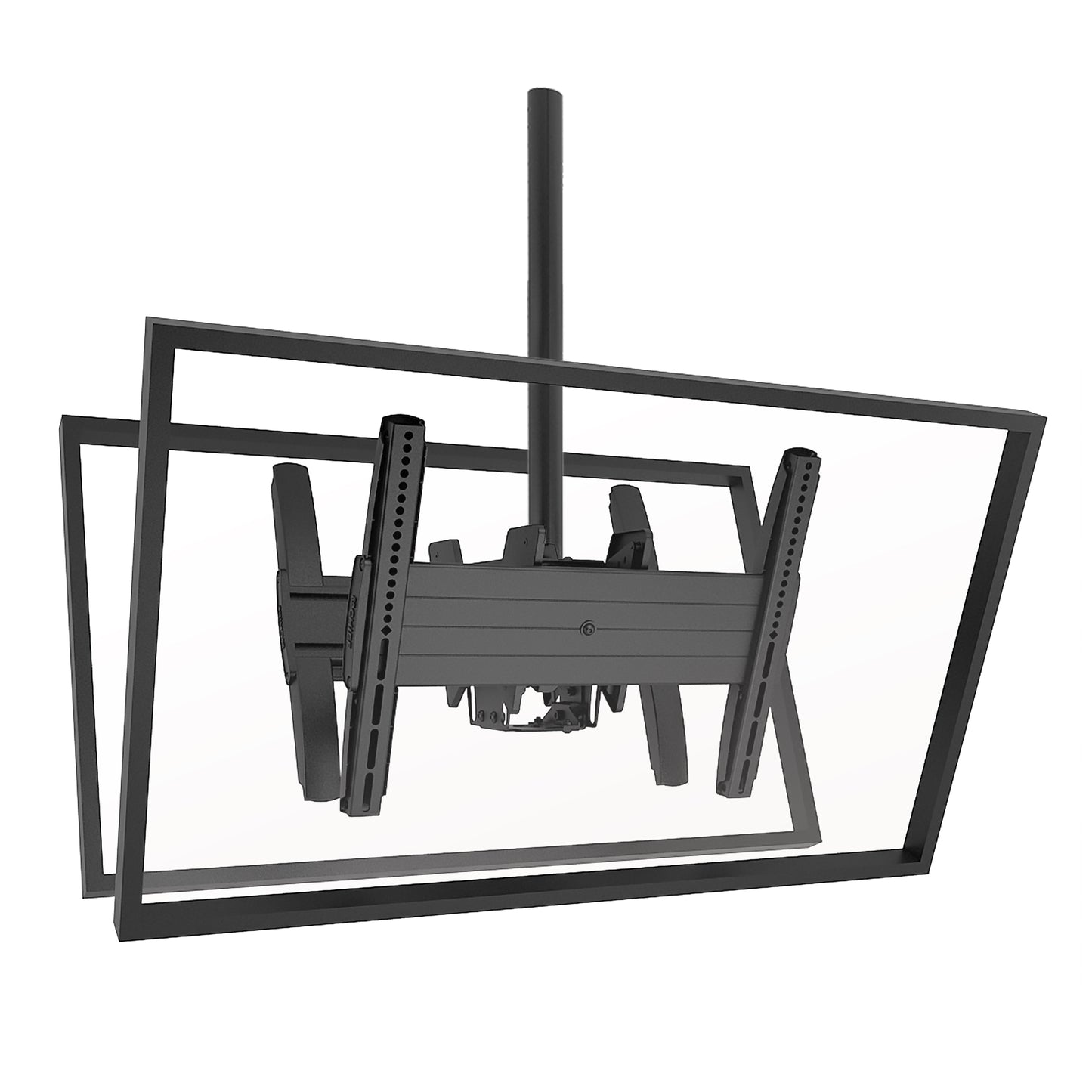 Chief Fusion Medium Back-To-Back Ceiling TV Mount - For Displays 32-65" - Black