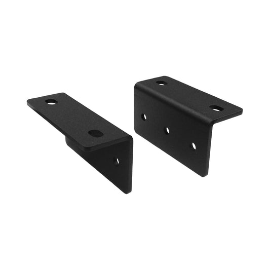 Vaddio Undermount Brackets - For 1/2 Rack Unit Devices - Black