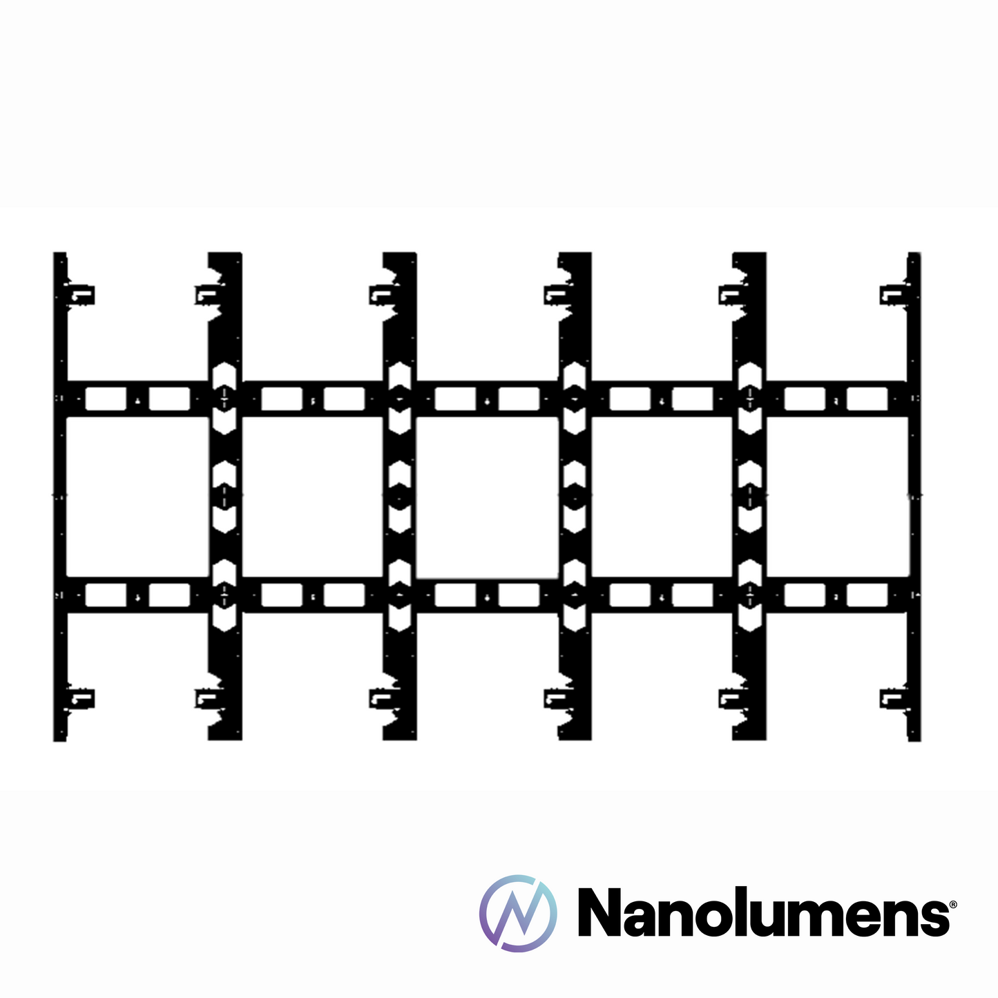 TiLED™ 5x5 dvLED Wall Mount Kit for Nanolumens Engage