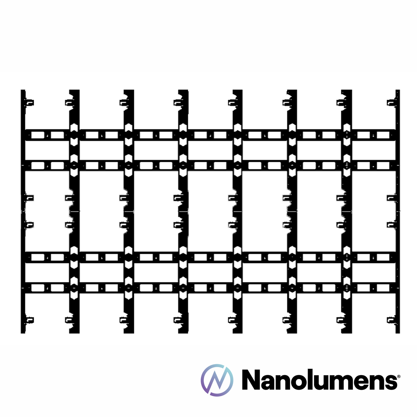 TiLED™ 8x8 dvLED Wall Mount Kit for Nanolumens Engage with Side Covers