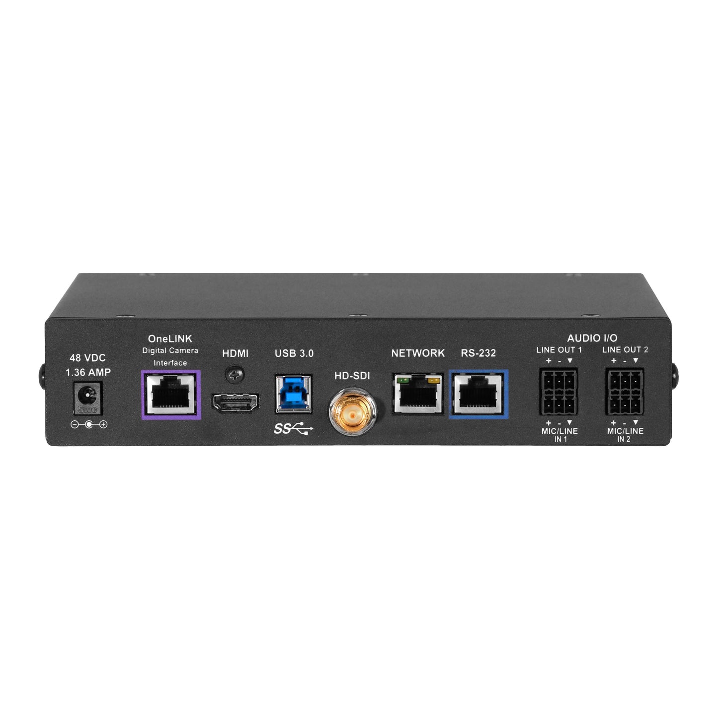 Vaddio RoboSHOT Elite Series 12E HDBT OneLINK Bridge System for Cisco SX Codecs - Includes PTZ Camera and Bridge - Black