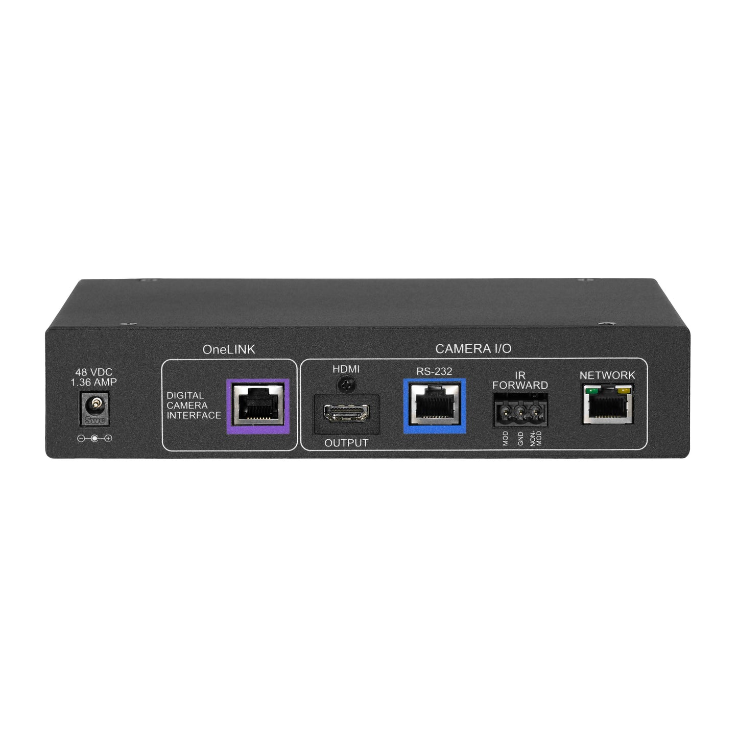 Vaddio RoboSHOT 12E HDBT OneLINK HDMI System for Polycom Codecs - Includes PTZ Camera and HDMI Receiver - Black