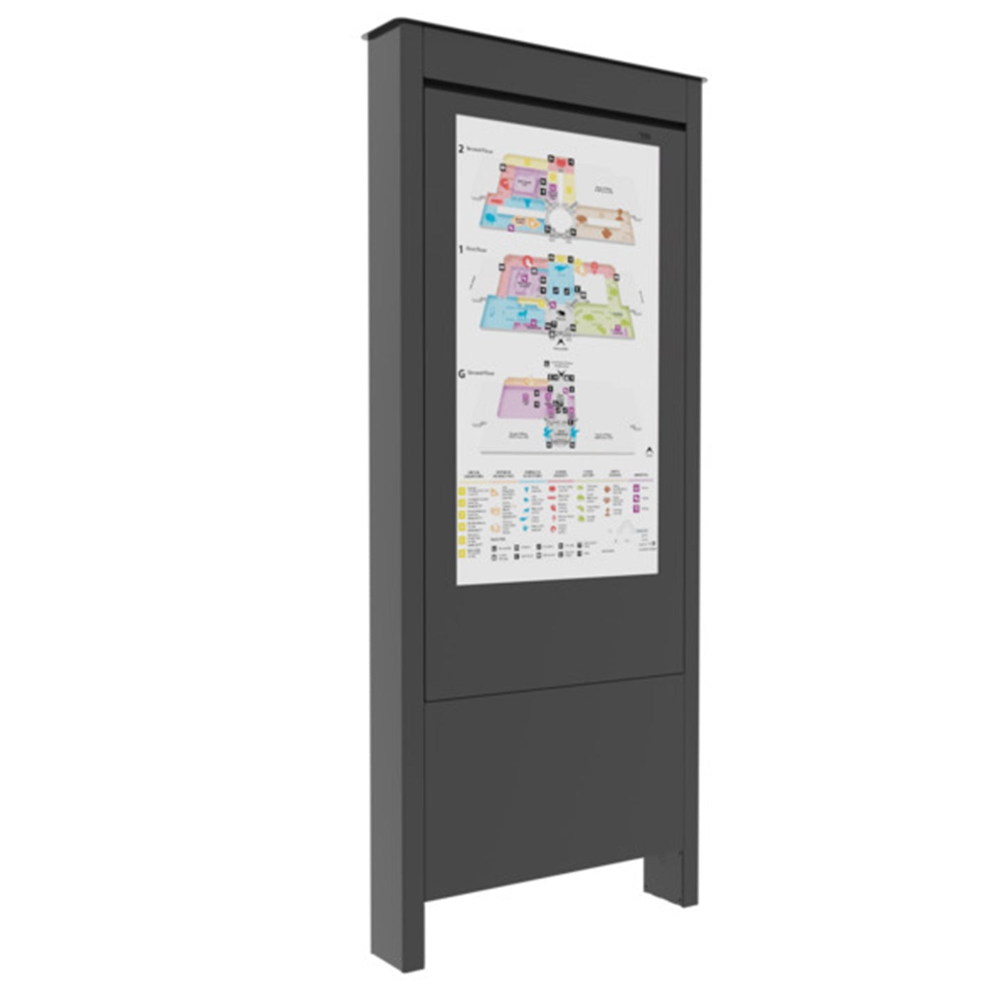 Impact™ 49 Inch Outdoor Portrait Kiosk, LG XE4F-M Series