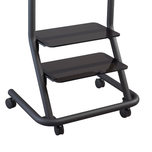 Chief Storage Display Mobile Cart - Black