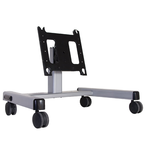 Chief Confidence Large 2' Adjustable Mobile TV Cart - For Displays 42-86" - Black