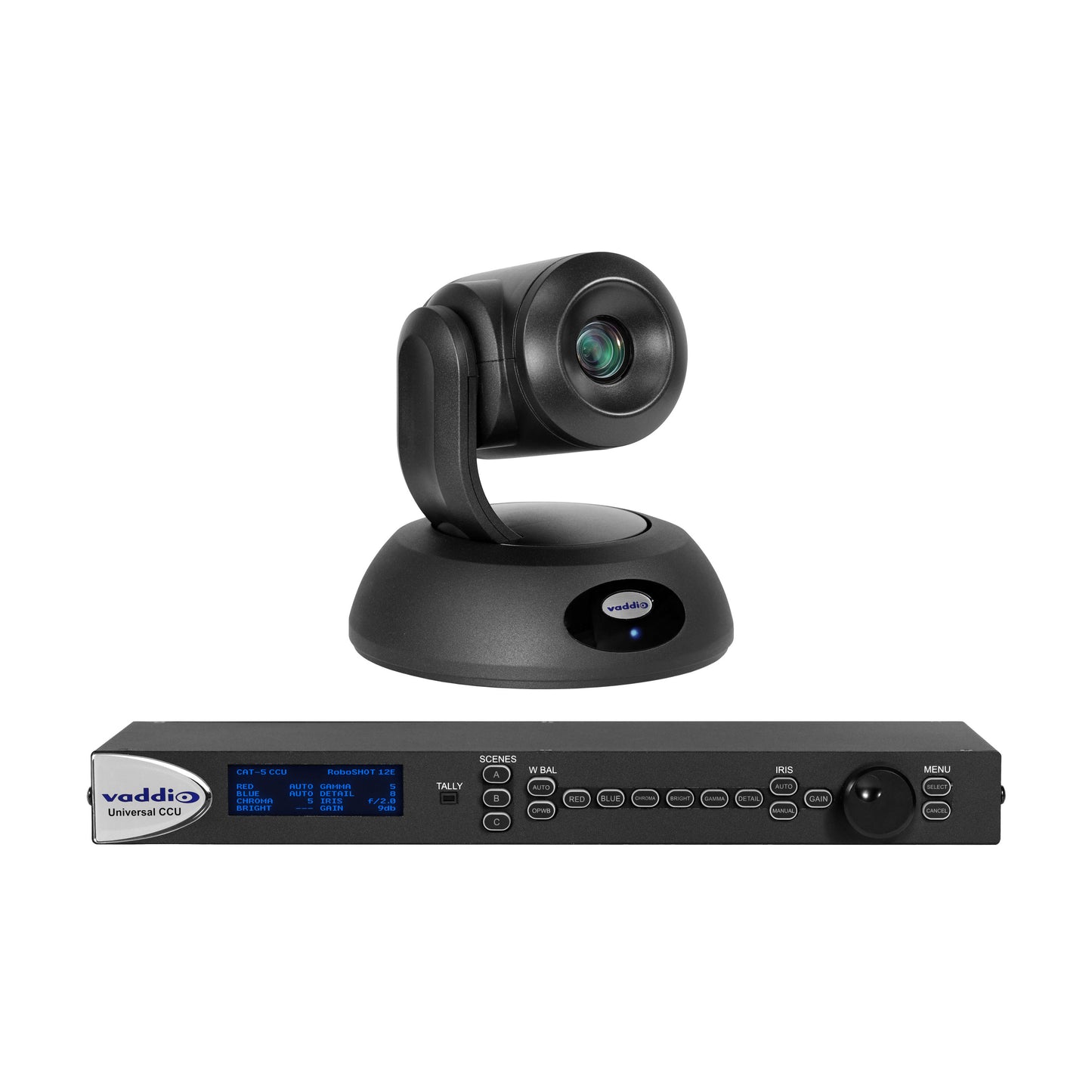 Vaddio RoboSHOT 12E QCCU Conference Camera System - Black