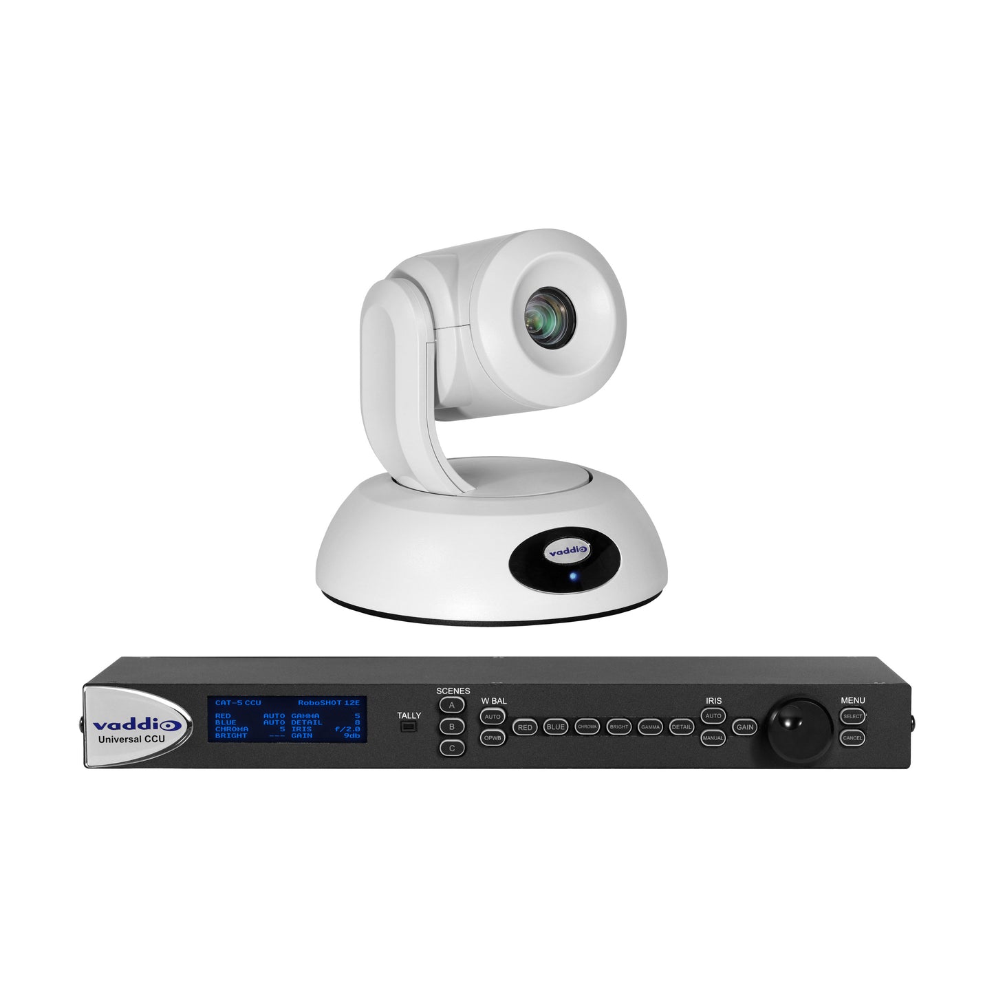 Vaddio RoboSHOT Elite Series 12E QCCU Conference Camera System - White