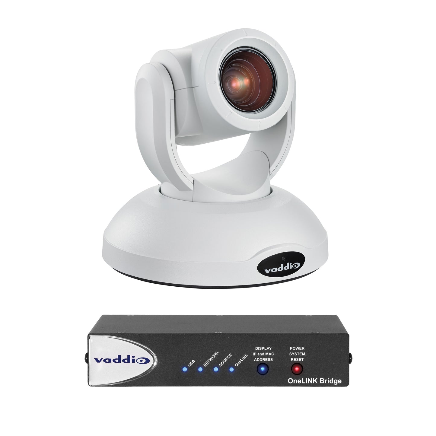 Vaddio RoboSHOT 20 UHD OneLINK Bridge System - For Video Conferencing Camera - White