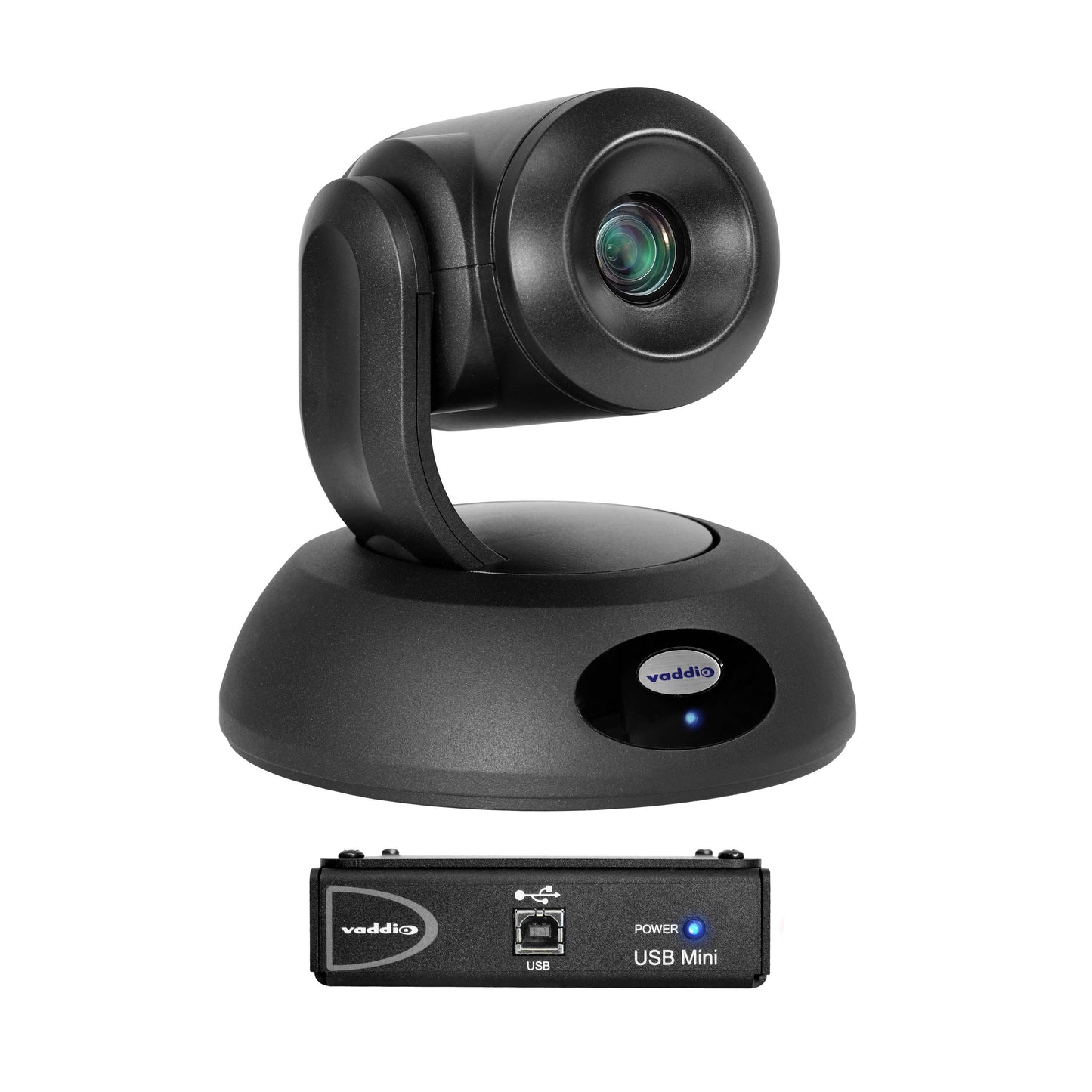 Vaddio RoboSHOT 12E Qmini Conference Camera System - PTZ Camera and USB Mini - Black