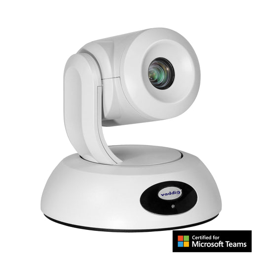 Vaddio RoboSHOT 30E-M HD PTZ Camera - Microsoft Teams Certified - White