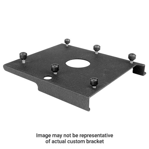 Chief Custom Projector Interface Bracket for RPA Projector Mounts - Black