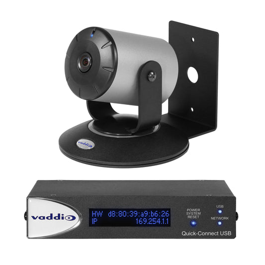 Vaddio WideSHOT SE USB Camera System for Video Conferencing - Silver and Black