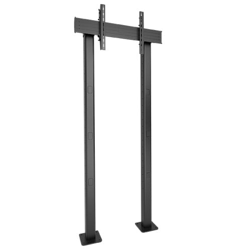 Chief Fusion X-Large Single Bolt-Down Floor Stand Mount - For Displays 55-100" - Black